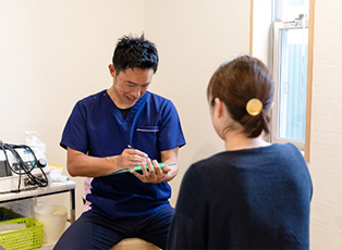 問診表の記入&カウンセリング